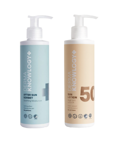 DERMAKNOWLOGY SUN50 Sun Lotion SPF 50 200 ml + SUN After Sun Sorbet 200 ml