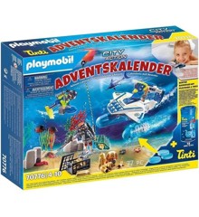 Playmobil - Adventskalendar: Bathtime Fun Police Diving Mission (70776)