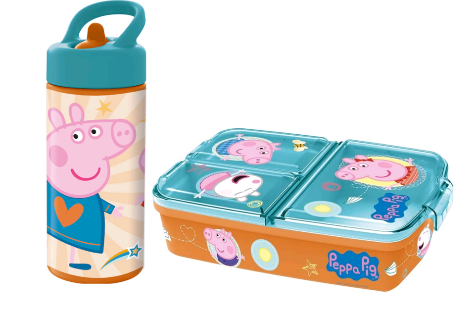 Euromic - Peppa Pig Lunch Box & Water Bottle