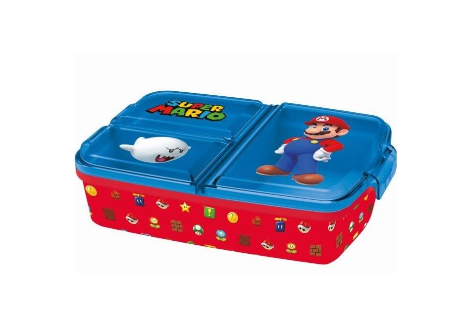 Stor - Multi compartment sandwich box - Super Mario (088808735-21420)