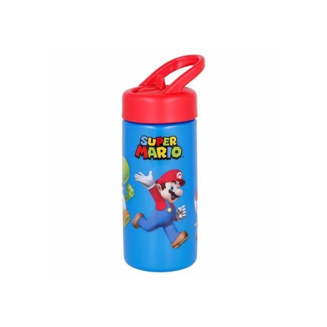 Stor - Sipper Water Bottle (410ml) - Super Mario (088808718-21401)