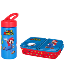 Stor - Lunch Box & Water Bottle - Super Mario