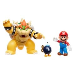 Super Mario - Mario vs. Bowser Diorama Set (64512-4L)