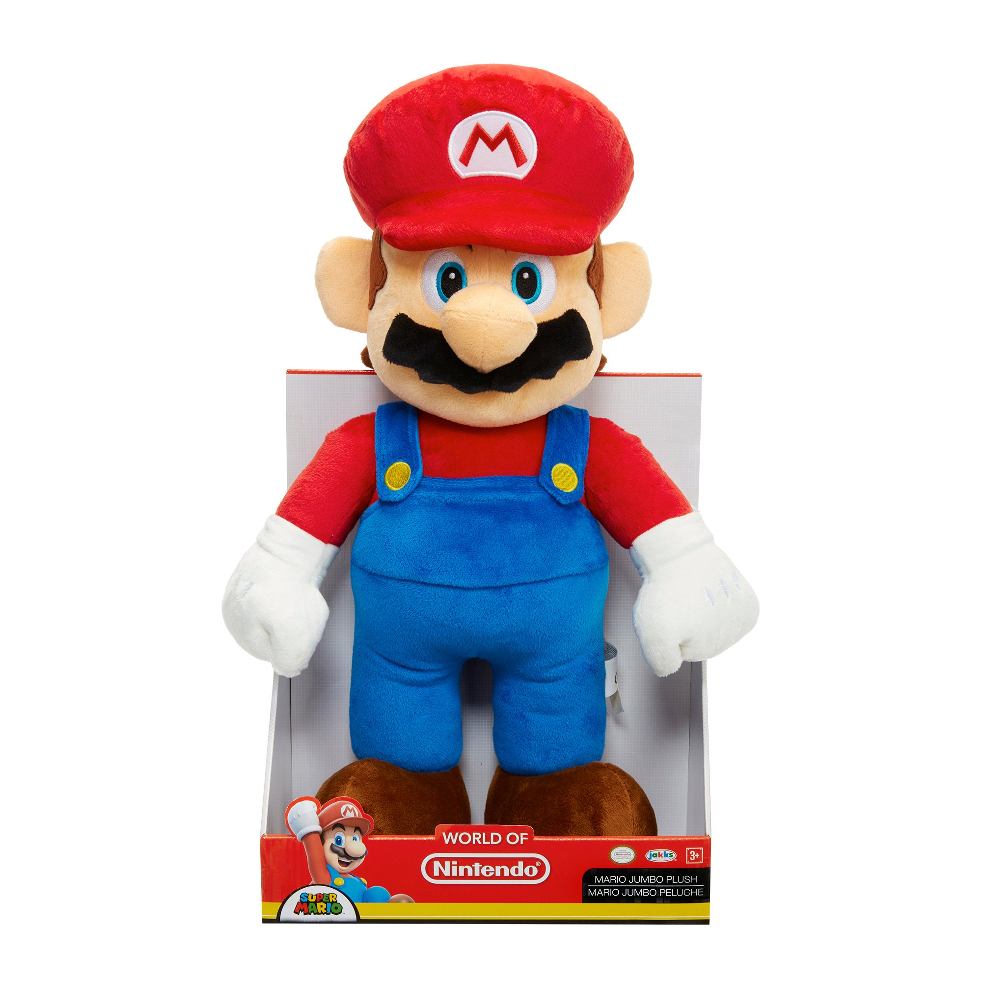 Super Mario - Jumbo Basic Plush Mario (64456-4L) - Leker