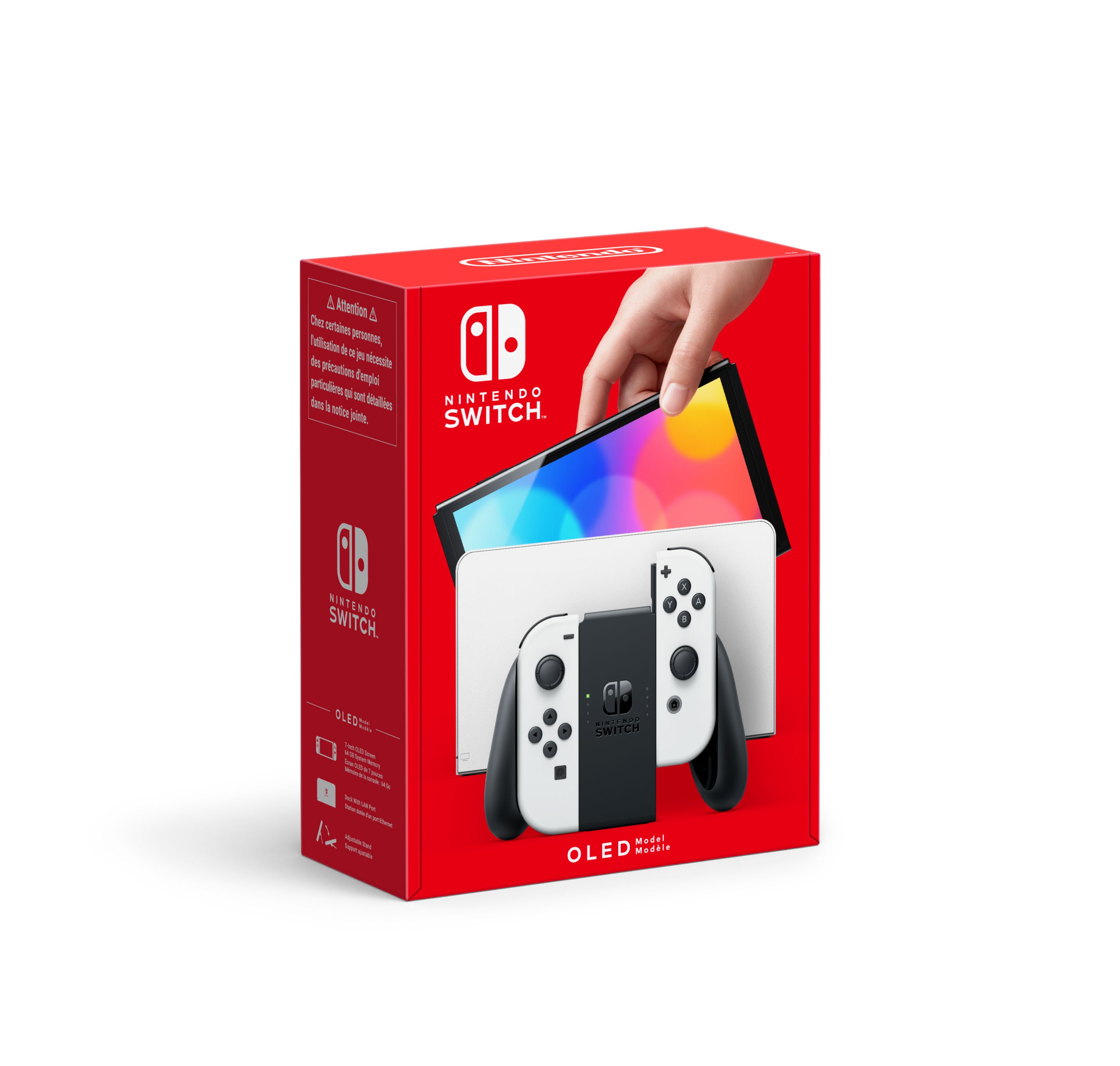 Nintendo Switch Console OLED with Joy-Con Black & White