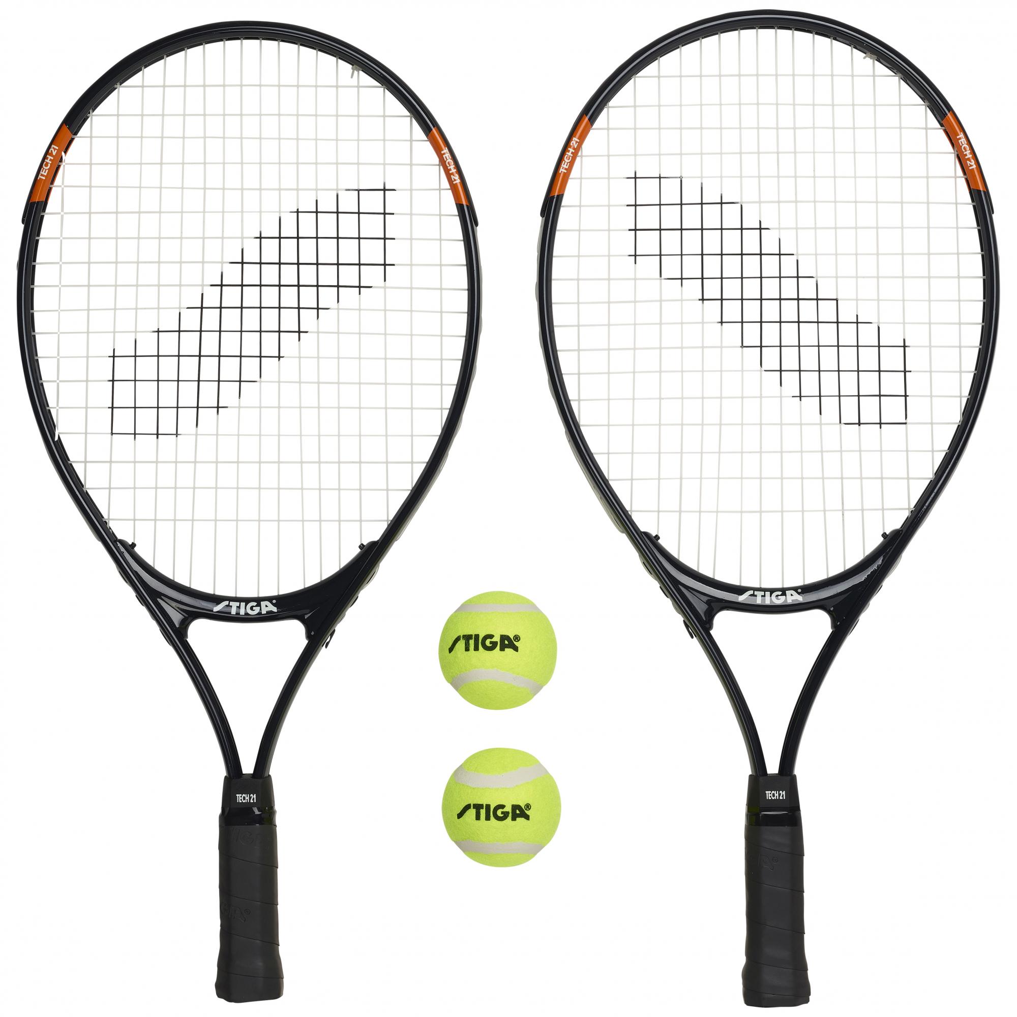 Stiga -  Tennis Set Tech 21 - Grey (77-4620-21)