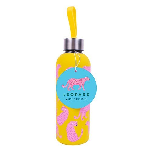 Water Bottle - Leopard, Fizz Creations