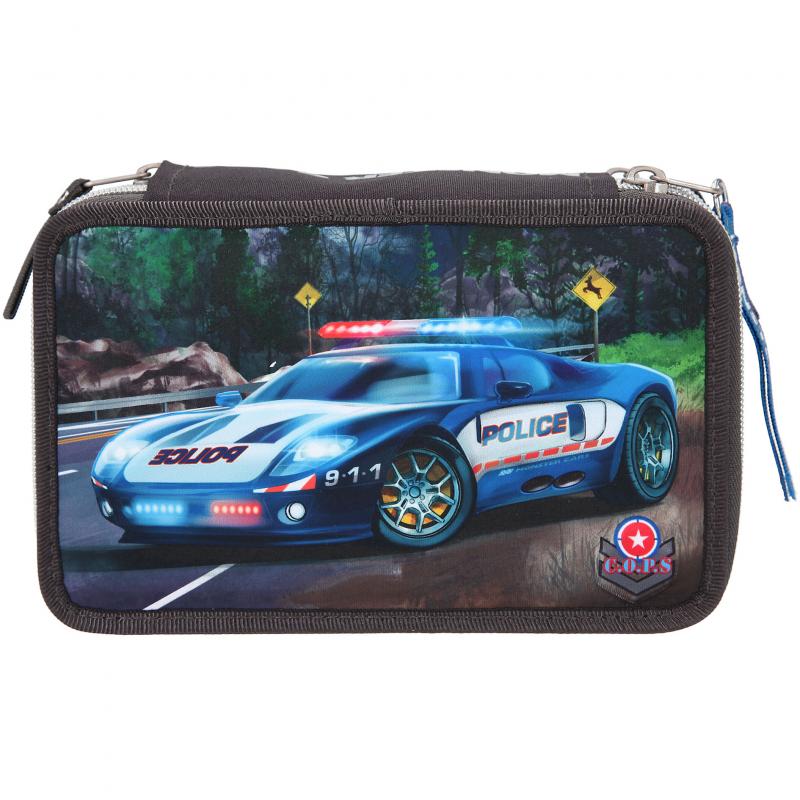 Monster Cars - Trippel Pencil Case w/LED (0411574)