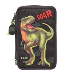 Dino World - Trippel Pencil Case - T-Rex (0411573)