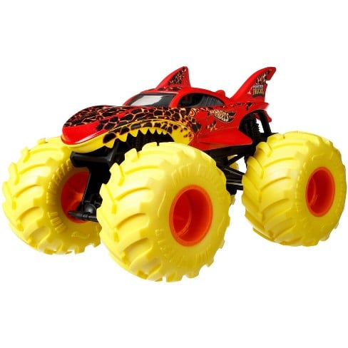 Buy Hot Wheels - Monster Trucks 1:24 Die-Cast - Red w. Yellow Tires