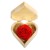 Red Soap Rose Heart Box (04469) thumbnail-1