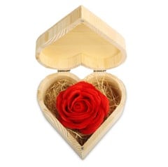 Red Soap Rose Heart Box (04469)