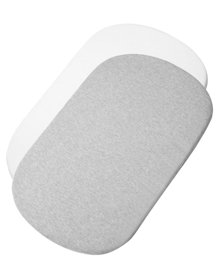 Maxi-Cosi - Lora Bedside Sleeper Bed Sheets - White & Grey