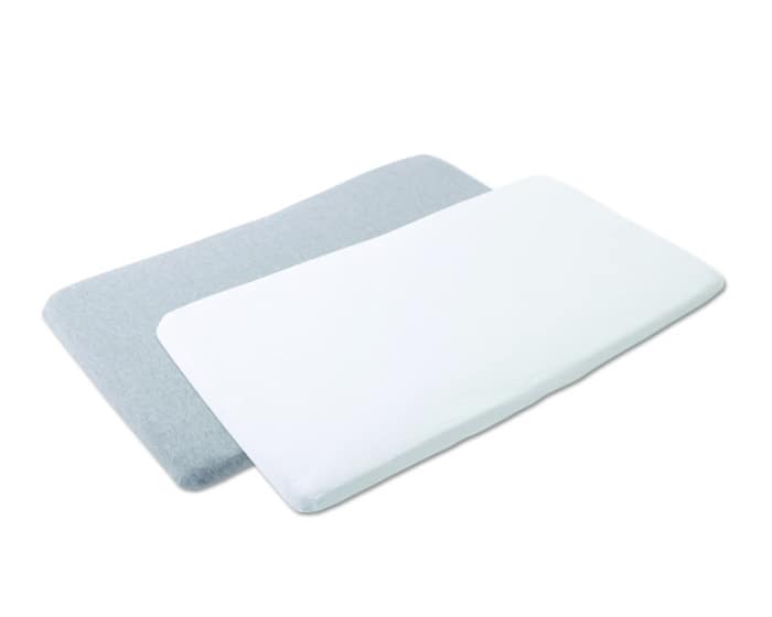 Maxi-Cosi - Iris Travel Cot Bed Sheets - White & Grey