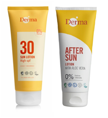 Derma - Sun Lotion SPF 30 200 ml+ After Sun Lotion 200 ml