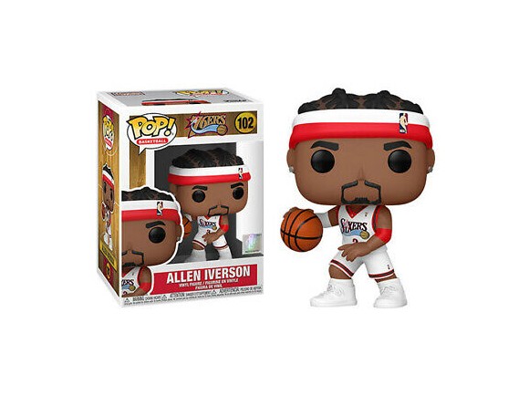 Kob Funko Pop Vinyl Legends Allen Iverson Sixers Home 55215 Fri Fragt