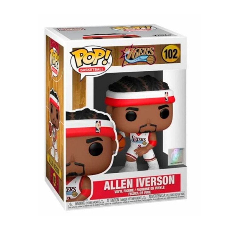 Kob Funko Pop Vinyl Legends Allen Iverson Sixers Home 55215 Fri Fragt