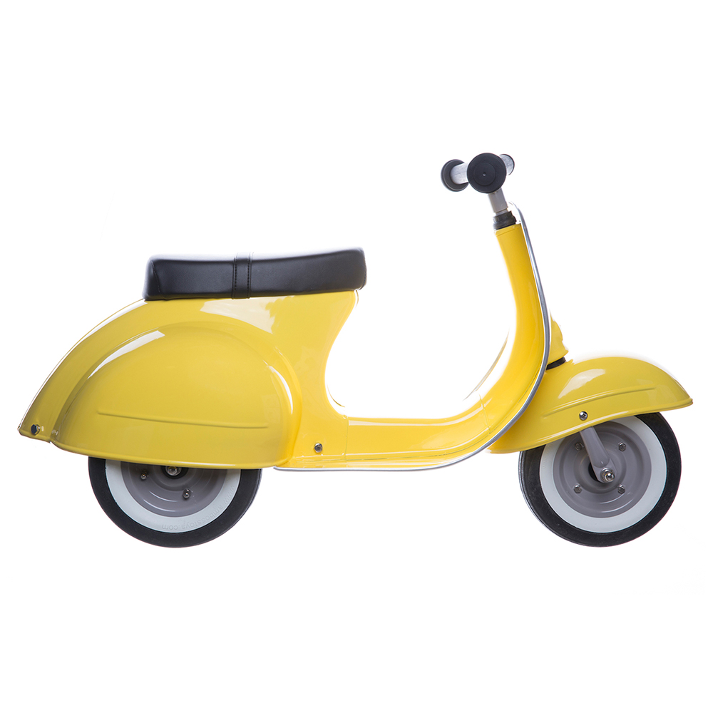 Ambosstoys - Primo Classic Gå-Scooter - Gul Yellow - Fri fragt