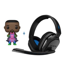 Astro - A10 Gaming Headset PS4+PC  Grey/Blue + Funko! POP Fortnite - Giddy Up (44732) - Bundle