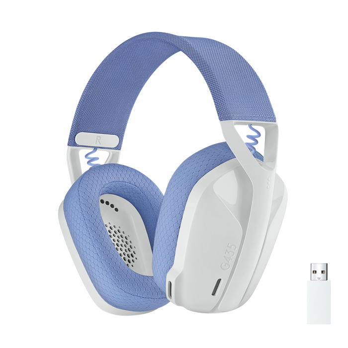 Logitech - G435 Lightspeed Wireless Gaming Headset - White