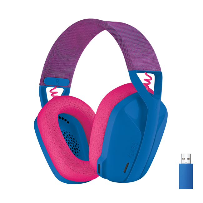 Logitech - G435 Lightspeed Wireless Gaming Headset - Blue