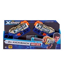 X-SHOT - Gold Kickback 2-Pakke