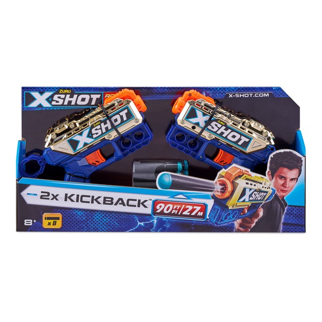 X-SHOT - Gold Kickback double pack (36478)