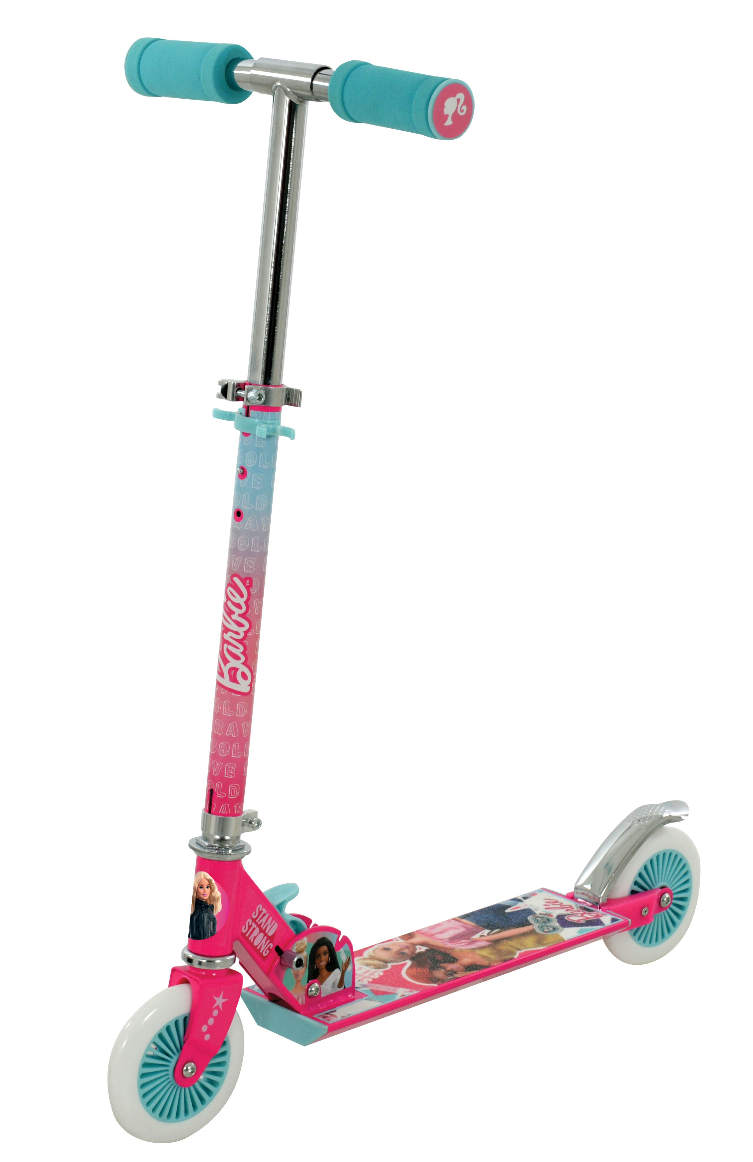 Barbie - Folding In-line Scooter (M004464) - Leker