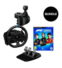 Logitech - G923 Racing Wheel and Pedals + Gearshifter + F1 2021 (Xbox-One) - Bundle