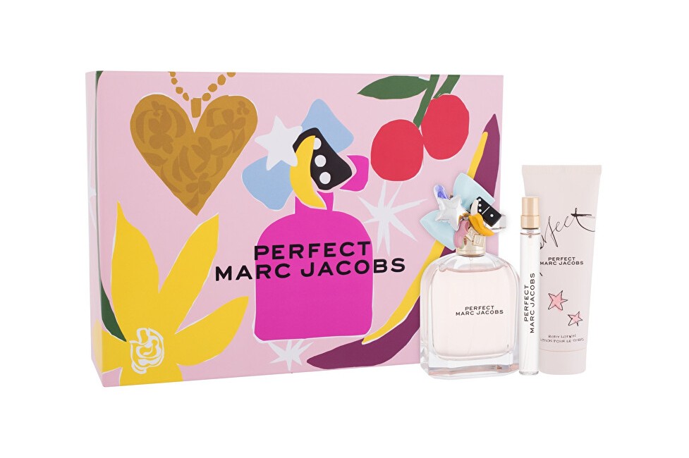 Marc Jacobs - Perfect EDP 100 ml + EDP 10 ml - Body Lotion 75 ml - Gavesæt