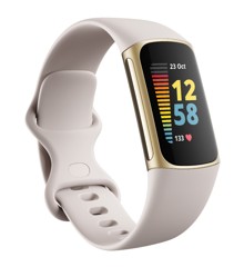 Fitbit - Charge 5 Smartwatch - Lunar White
