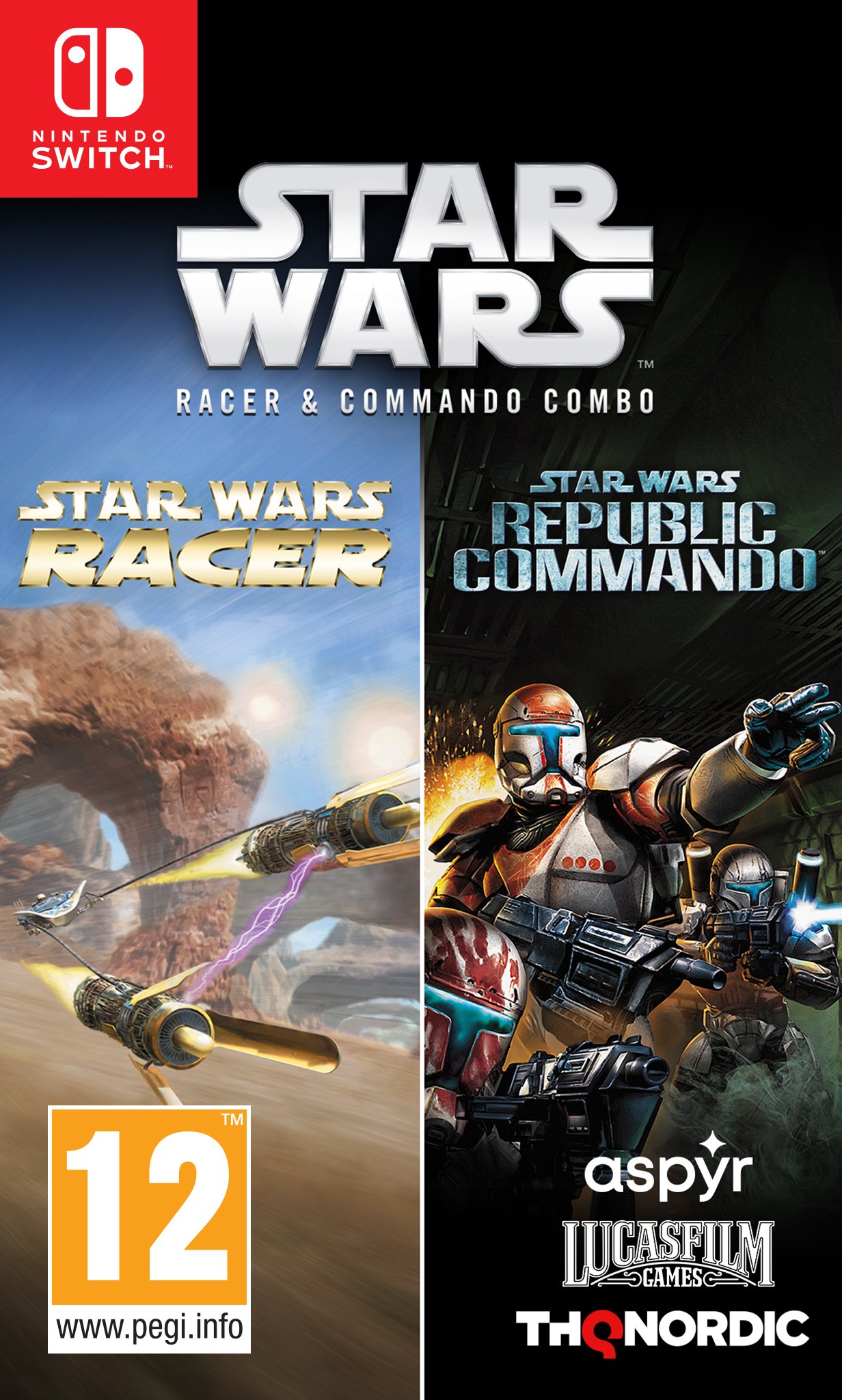 Star Wars Racer&Commando Combo - Videospill og konsoller