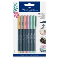 Faber-Castell - Metallics Marker,  6 pc (160706)