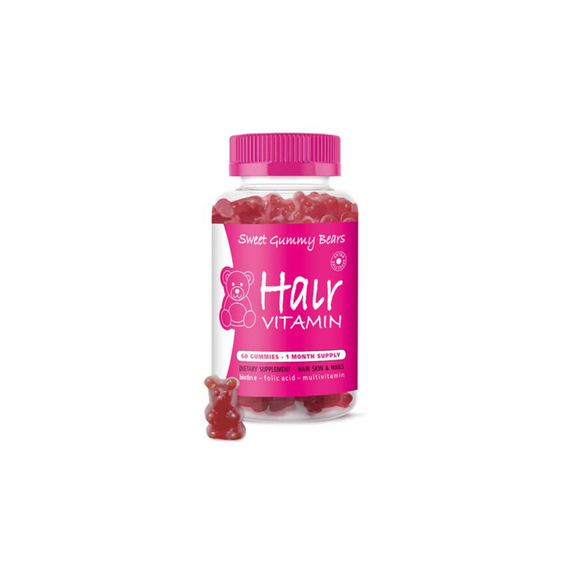 Sweet Gummy Bear - Hair Vitaminer 60 Pcs