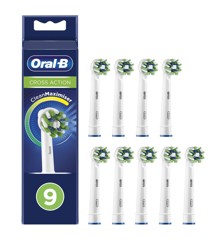 Oral-B - CrossAction Erstatningshoder 9 Stk