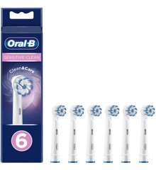 Oral-B - Sensitive Clean&Care Ersatzbürstenköpfe 6 Stück