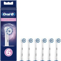 Oral-B - Sensitive Clean&Care Ersatzbürstenköpfe 6 Stück