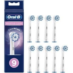 Oral-B - Sensitive Clean&Care Auka burstahausar 3+3+3 Stk