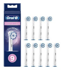 Oral-B - Sensitive Clean&Care Ekstra Børstehoder 3+3+3 Stk