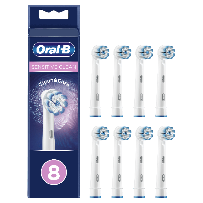 Oral-B Sensitive Clean  Tannbørstehode (8 pcs)