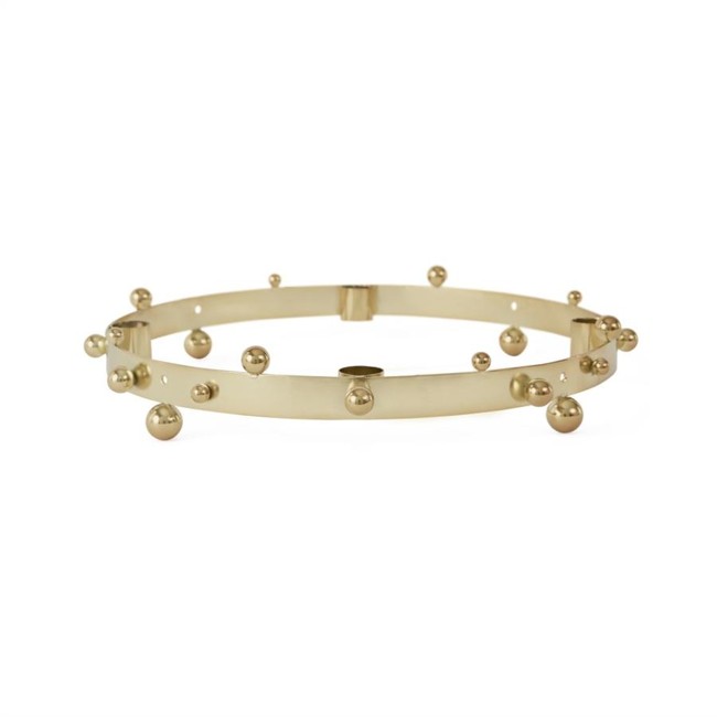 OYOY Living - Pearl Advent Candleholder - Brass