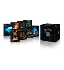 Harry Potter Complete 8-Film Collection Steelbook LIBRARY CASE