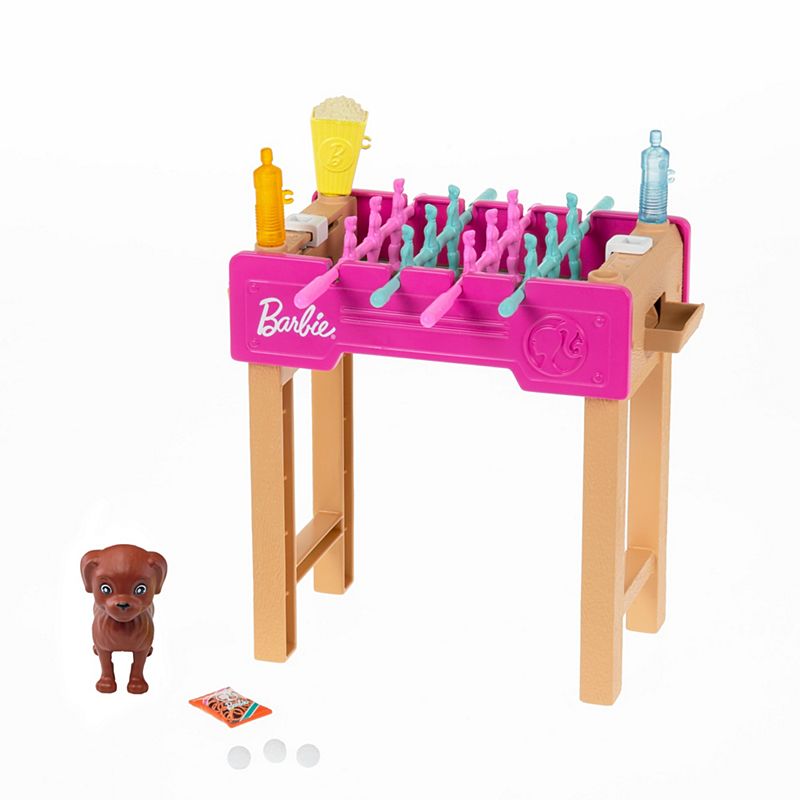 Barbie - Football Table and Pet Mini Playset (GRG77) - Leker