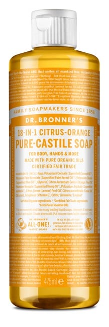 Dr. Bronner's - Pure Castile Liquid Soap Citrus Orange 475 ml