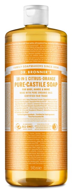 Dr. Bronner's - Pure Castile Liquid Soap Citrus Orange 945 ml - Duschgel