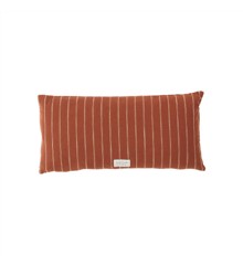 OYOY Living - Kyoto Long Organic Cushion - Dark Sienna
