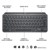 Logitech - MX Keys Mini minimalistisk trådløst opplyst tastatur - Nordisk oppsett thumbnail-11