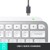 Logitech - MX Keys Mini minimalistisk trådløst opplyst tastatur - Nordisk oppsett thumbnail-5