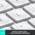 Logitech - MX Keys Mini minimalistisk trådløst opplyst tastatur - Nordisk oppsett thumbnail-6