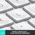Logitech - MX Keys Mini Minimalistisk Trådsløs Illuminated Tastatur  Til Mac - Nordic Layout thumbnail-5